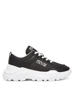 Sneakersy Versace Jeans Couture 78YA3SC1 Czarny ze sklepu eobuwie.pl w kategorii Buty sportowe męskie - zdjęcie 183781965