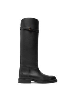 Polo Ralph Lauren Kozaki 818959252002 Czarny ze sklepu MODIVO w kategorii Kozaki damskie - zdjęcie 183782498