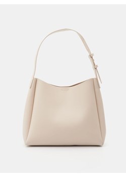 Sinsay - Torebka shopper na ramię - beżowy - id: 634EK-08X - marki Sinsay - 183784619 Sinsay - Torebka shopper na ramię - beżowy ze sklepu Sinsay w kategorii Torby Shopper bag - zdjęcie 183784619