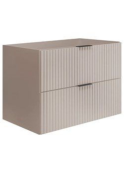 Szafka kaszmirowa łazienkowa z szufladami 80 cm G6-C08 ze sklepu Edinos.pl w kategorii Szafki i regały łazienkowe - zdjęcie 183786147