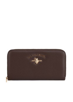 Portfel U.S. Polo Assn. WIUXT6207WVP Brązowy ze sklepu eobuwie.pl w kategorii Portfele damskie - zdjęcie 183786718