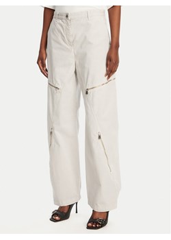 PINKO Spodnie materiałowe 104981 A2EC Szary Regular Fit ze sklepu MODIVO w kategorii Spodnie damskie - zdjęcie 183788219
