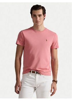 Polo Ralph Lauren T-Shirt 710740727096 Różowy Custom Slim Fit ze sklepu MODIVO w kategorii T-shirty męskie - zdjęcie 183788326