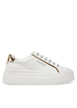 Guess Sneakersy FLJMRI ELE12 Biały ze sklepu MODIVO w kategorii Buty sportowe damskie - zdjęcie 183788338