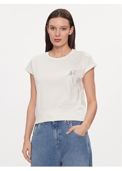 Vero Moda T-Shirt 10298088 Biały Box Fit ze sklepu MODIVO w kategorii Bluzki damskie - zdjęcie 183788358