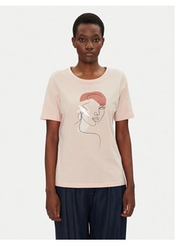 Fransa T-Shirt 20615408 Różowy Regular Fit ze sklepu MODIVO w kategorii Bluzki damskie - zdjęcie 183788409