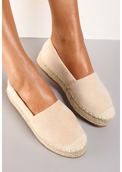 Beżowe Espadryle Thaxie ze sklepu born2be.pl w kategorii Espadryle damskie - zdjęcie 183801809