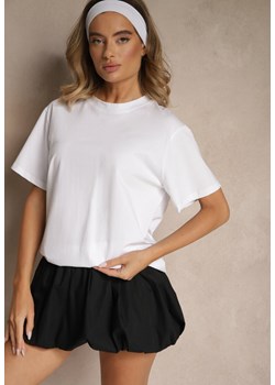 Biały Basicowy T-shirt z Bawełny Kollea ze sklepu renee.pl w kategorii Bluzki damskie - zdjęcie 183801878