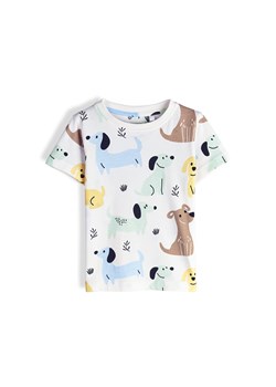 GATE Bawełniana koszulka z nadrukiem 4Y ze sklepu gateshop w kategorii T-shirty chłopięce - zdjęcie 183802475