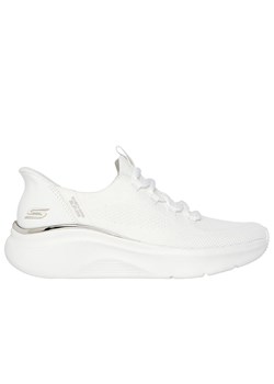 Buty damskie Skechers Slip-ins Bobs Sport B Love Tru Delight 117617WHT - białe ze sklepu streetstyle24.pl w kategorii Buty sportowe damskie - zdjęcie 183802908