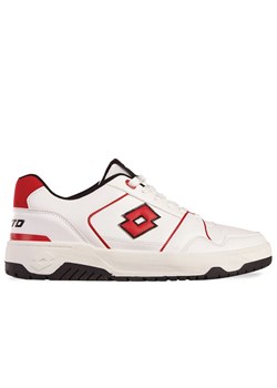 Buty Lotto Boxscore 2400580U-1030 - biało-czerwone ze sklepu streetstyle24.pl w kategorii Buty sportowe męskie - zdjęcie 183802919