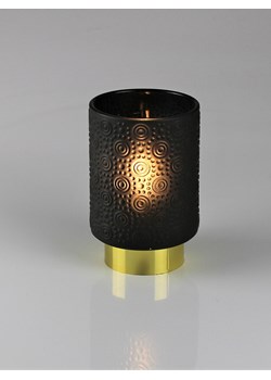 AM Design Świecznik LED w kolorze czarnym - wys. 15 x Ø 10 cm ze sklepu Limango Polska w kategorii Oświetlenie led - zdjęcie 183803236