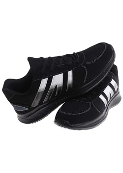Buty sportowe męskie Sznurowane czarno białe /? 17790 T382/ ze sklepu Pantofelek24.pl w kategorii Buty sportowe męskie - zdjęcie 183803547