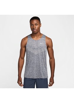 Męska koszulka bez rękawów do biegania Dri-FIT ADV Nike Stride - Niebieski ze sklepu Nike poland w kategorii T-shirty męskie - zdjęcie 183807026