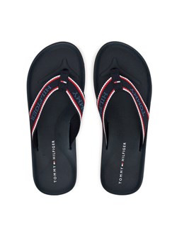 Japonki Tommy Hilfiger Comfort Hilfiger Beach Sandal FM0FM05510 Granatowy ze sklepu eobuwie.pl w kategorii Klapki męskie - zdjęcie 183807347