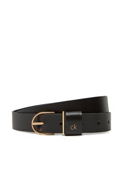 Pasek Damski Calvin Klein Ck Metal Loop Round Buckle 25Mm LV04F7039G Czarny ze sklepu eobuwie.pl w kategorii Paski damskie - zdjęcie 183807418