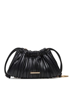 Torebka Calvin Klein Drawstring Plisse Conv Mini Cb P LV04F3077G Czarny ze sklepu eobuwie.pl w kategorii Kopertówki - zdjęcie 183807448