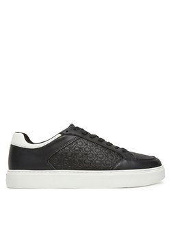 Sneakersy Calvin Klein Clean Cup Low Laceup Mono HM0HM01899 Czarny ze sklepu eobuwie.pl w kategorii Buty sportowe męskie - zdjęcie 183807476