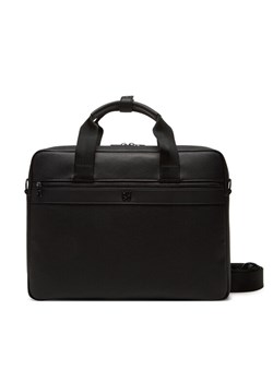 Torba na laptopa HUGO Quantic 50547428 Czarny ze sklepu eobuwie.pl w kategorii Torby na laptopa - zdjęcie 183807497