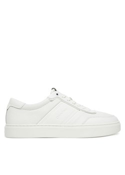 Sneakersy Calvin Klein Clean Cup Low Lace Tape HM0HM01898 Biały ze sklepu eobuwie.pl w kategorii Buty sportowe męskie - zdjęcie 183807566
