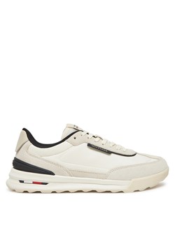 Sneakersy Tommy Hilfiger Retro Runner Nylon Mix FM0FM05523 Écru ze sklepu eobuwie.pl w kategorii Buty sportowe męskie - zdjęcie 183807595