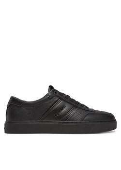 Sneakersy Calvin Klein Clean Cup Low Lace Tape HM0HM01898 Czarny ze sklepu eobuwie.pl w kategorii Buty sportowe męskie - zdjęcie 183807647