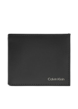 Portfel męski Calvin Klein Ck Smooth Trifold W/ Coin LV04D1103G Czarny ze sklepu eobuwie.pl w kategorii Portfele męskie - zdjęcie 183807656