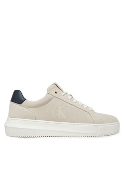Sneakersy Calvin Klein Jeans YM0YM01299 Beżowy ze sklepu eobuwie.pl w kategorii Buty sportowe męskie - zdjęcie 183807686