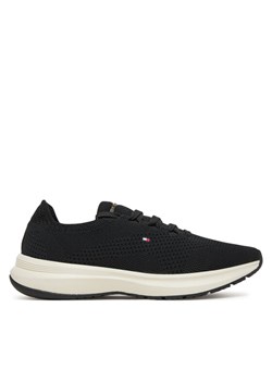 Sneakersy Tommy Hilfiger FW0FW08813 Czarny ze sklepu eobuwie.pl w kategorii Buty sportowe damskie - zdjęcie 183807695