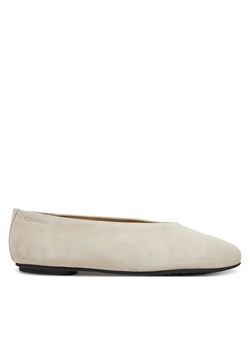 Baleriny Calvin Klein Ballerina Round Hw Sue HW0HW02565 Beżowy ze sklepu eobuwie.pl w kategorii Balerinki - zdjęcie 183807725