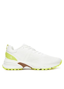Sneakersy Calvin Klein Jeans Hike Runner Tech Knit YM0YM01284 Biały ze sklepu eobuwie.pl w kategorii Buty sportowe męskie - zdjęcie 183807728