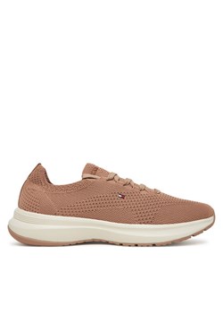 Sneakersy Tommy Hilfiger FW0FW08813 Beżowy ze sklepu eobuwie.pl w kategorii Buty sportowe damskie - zdjęcie 183807759
