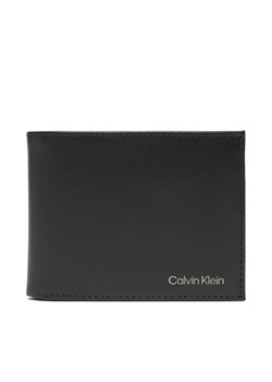 Portfel męski Calvin Klein Ck Smooth Billfold W/ Coin Walle LV04D1105G Czarny ze sklepu eobuwie.pl w kategorii Portfele męskie - zdjęcie 183807777