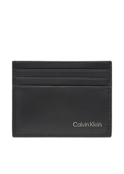 Etui na karty kredytowe Calvin Klein Ck Smooth Cardholder LV04D1104G Czarny ze sklepu eobuwie.pl w kategorii Portfele damskie - zdjęcie 183807778