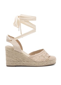 Espadryle DeeZee WSS-100722-01 Beżowy ze sklepu eobuwie.pl w kategorii Sandały damskie - zdjęcie 183807786