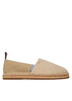 Espadryle Tommy Hilfiger Hilfiger Flex Mix Espadrille FM0FM05497 Beżowy ze sklepu eobuwie.pl w kategorii Espadryle męskie - zdjęcie 183807795