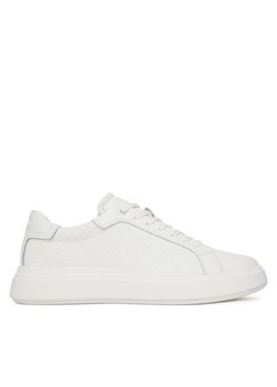 Sneakersy Calvin Klein Chunky Low Top Lace Up Mono HM0HM01970 Biały ze sklepu eobuwie.pl w kategorii Buty sportowe męskie - zdjęcie 183807886