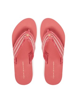 Japonki Tommy Hilfiger TH Webbing Beach Sandal FW0FW08739 Koralowy ze sklepu eobuwie.pl w kategorii Klapki męskie - zdjęcie 183807919