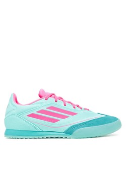 Buty do piłki nożnej adidas F50 Messi Freestyle Indoor JH8831 Turkusowy ze sklepu eobuwie.pl w kategorii Buty sportowe damskie - zdjęcie 183807947