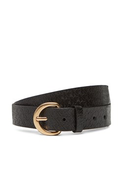 Pasek Damski Calvin Klein Classic Buckle Aop 30Mm LV04K7019G Czarny ze sklepu eobuwie.pl w kategorii Paski damskie - zdjęcie 183807985