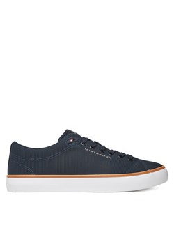 Sneakersy Tommy Hilfiger Th Hi Vulc Core Low Ii Mesh FM0FM05513 Granatowy ze sklepu eobuwie.pl w kategorii Buty sportowe męskie - zdjęcie 183807986