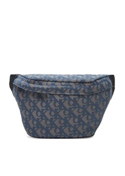 Saszetka nerka Calvin Klein Jeans Unstructured Monogram Waistbag LV04G3177G Błękitny ze sklepu eobuwie.pl w kategorii Nerki - zdjęcie 183808009