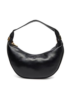 Torebka Calvin Klein Pinched Soft Crescent Sm LV04F3010G Czarny ze sklepu eobuwie.pl w kategorii Torebki hobo - zdjęcie 183808015