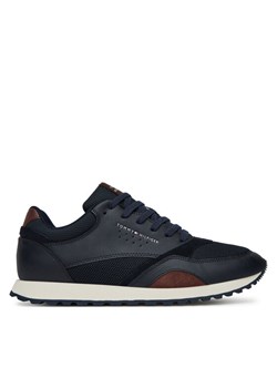 Sneakersy Tommy Hilfiger New Runner Eva Mix FM0FM05522 Granatowy ze sklepu eobuwie.pl w kategorii Buty sportowe męskie - zdjęcie 183808035