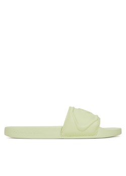 Klapki Calvin Klein Jeans Slide Pu Hf Mg YW0YW01879 Zielony ze sklepu eobuwie.pl w kategorii Klapki damskie - zdjęcie 183808107