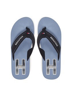 Japonki Tommy Hilfiger Hilfiger H Padded Beach Sandal FM0FM05536 Granatowy ze sklepu eobuwie.pl w kategorii Klapki męskie - zdjęcie 183808129
