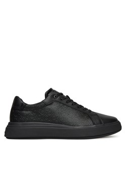 Sneakersy Calvin Klein Chunky Low Top Lace Up Mono HM0HM01970 Czarny ze sklepu eobuwie.pl w kategorii Buty sportowe męskie - zdjęcie 183808165