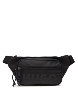Saszetka nerka HUGO Nosh 50543264 Czarny ze sklepu eobuwie.pl w kategorii Nerki - zdjęcie 183808255