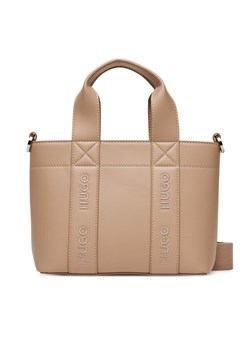 Torebka HUGO 50547473 Beżowy ze sklepu eobuwie.pl w kategorii Torby Shopper bag - zdjęcie 183808268