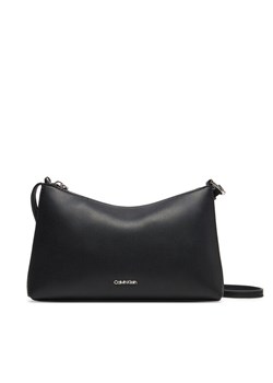 Torebka Calvin Klein Ck Must Conv Logo Jqd Strap Xbod LV04F3095G Czarny ze sklepu eobuwie.pl w kategorii Listonoszki - zdjęcie 183808357
